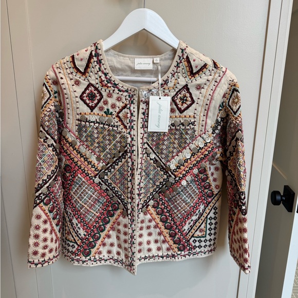 Julia Amory Jackets & Blazers - Julia Amory Anika Embroidered Jacket